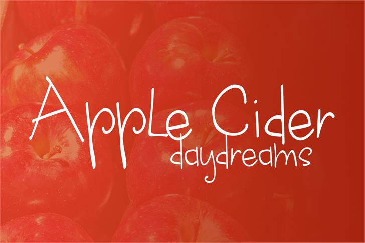 Apple Cider Daydreams Font Poster 1