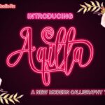 Aqilla Font Poster 1