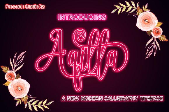 Aqilla Font Poster 1