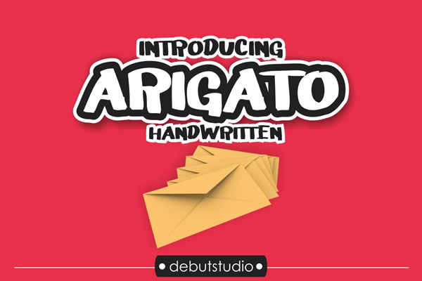 Arigato Font Poster 1