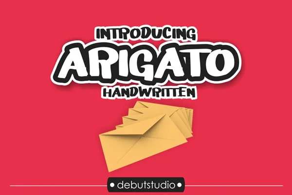 Arigato Font Arigato Font Poster 1
