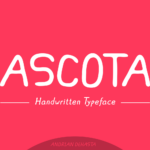 Ascota Font Poster 1