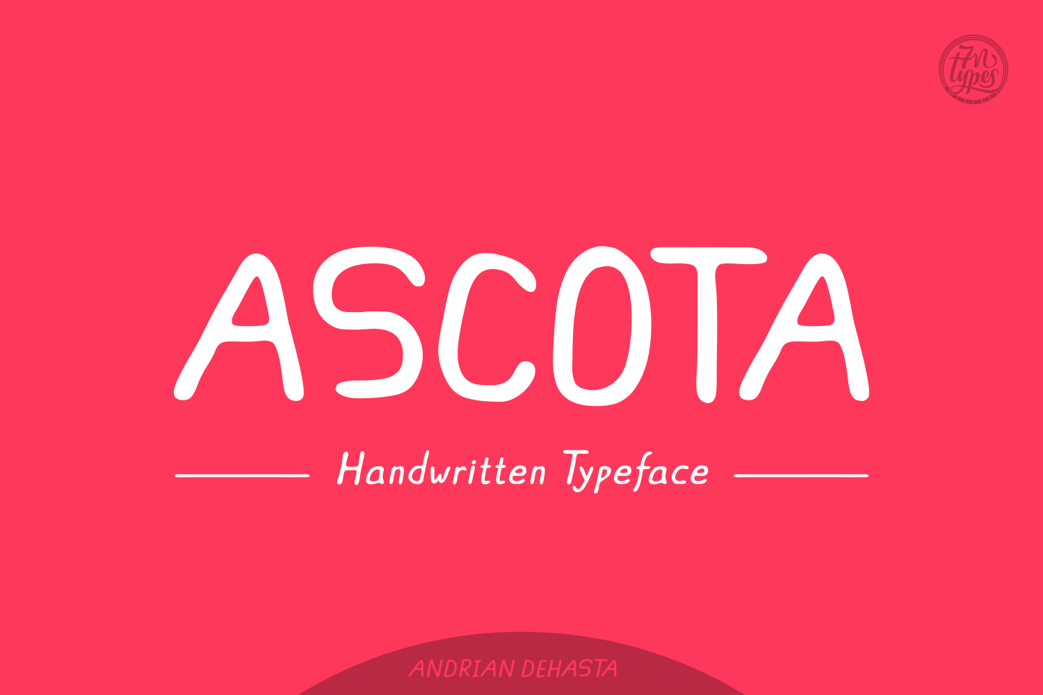 Ascota Font Poster 1