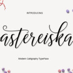 Astereiska Script Font Poster 1