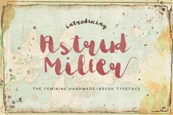 Astrud Miller Font Poster 1