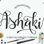 Asyaki Font Poster 1