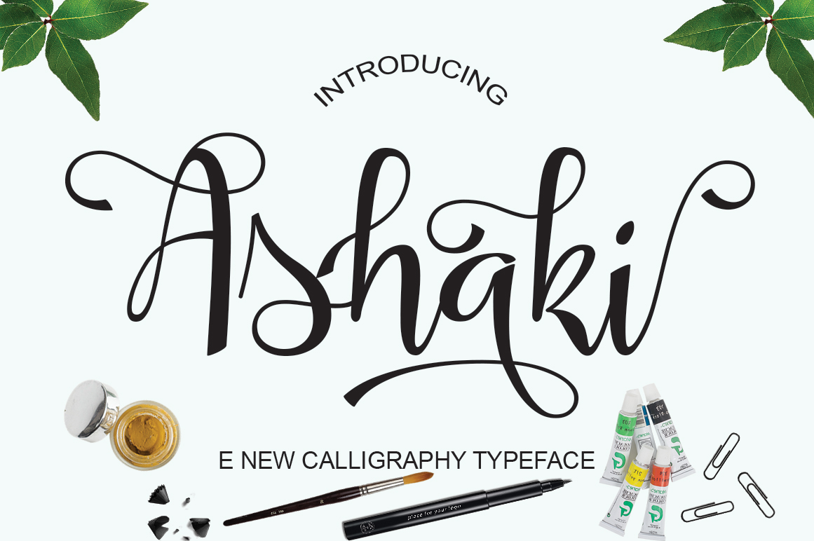 Asyaki Font Poster 1