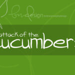 Attack of the Cucumbers Font Poster 1