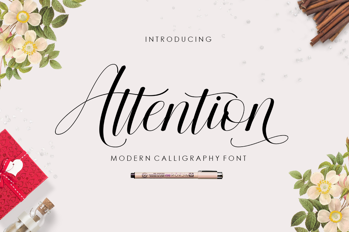 Attention Font