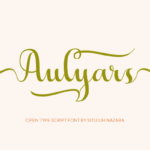 Aulyars Font Poster 1