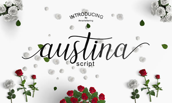 Austina Font Poster 1