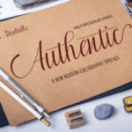 Authentic Font Poster 1