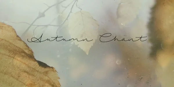 Autumn Chant Font Autumn Chant Font Poster 1