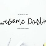 Awesome Darling Font Poster 1