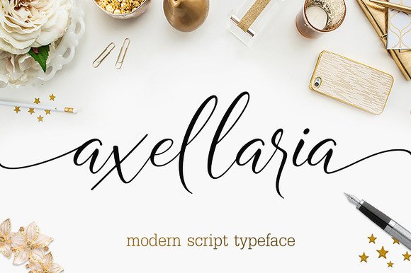 Axellaria Font Poster 1