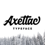 Axettac Font Poster 1