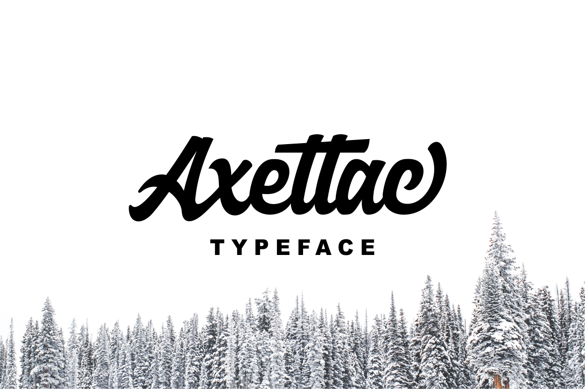 Axettac Font Axettac Font Poster 1