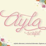 Ayla Font Poster 1