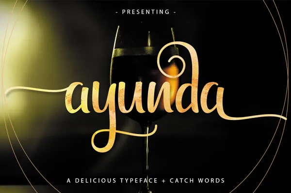 Ayunda Font Poster 1