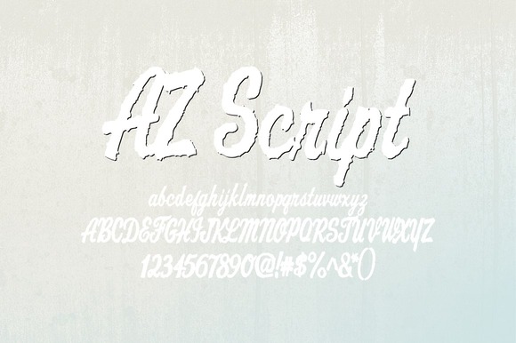 AZ Script Font