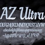 AZ Ultra Font Poster 1