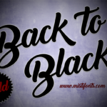 Back to Black Font Poster 1