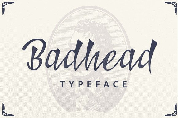 Badhead Font Poster 1