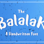 Balalak Font Poster 1
