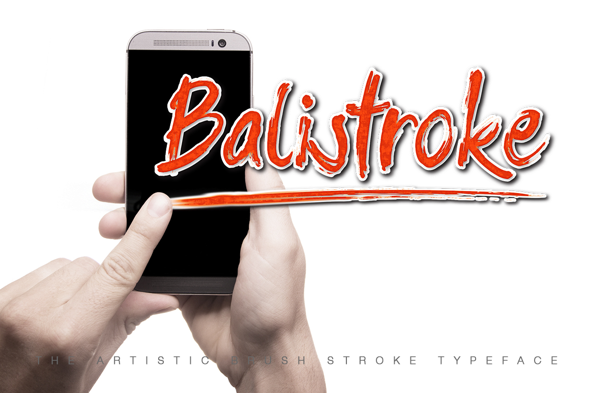 Balistroke Font Poster 1