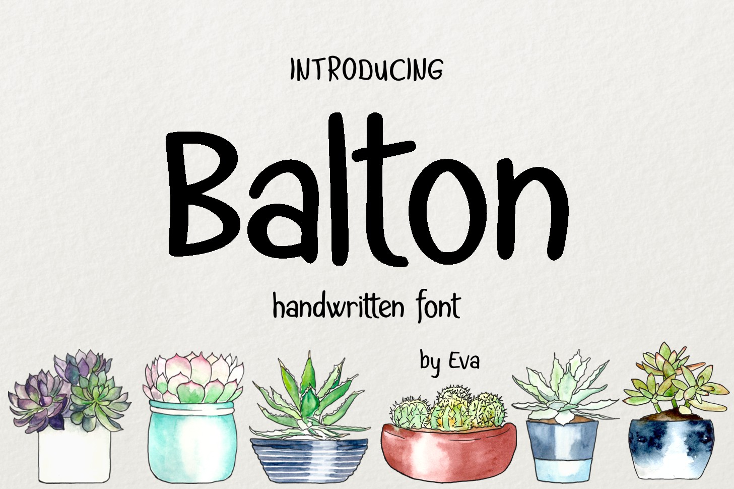 Balton Font Poster 1