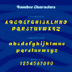 Bamboo Font Poster 4