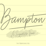 Bampton Font Poster 1