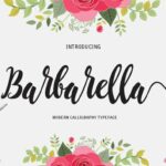 Barbarella Font Poster 1