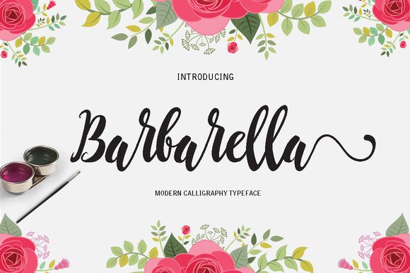 Barbarella Font Poster 1