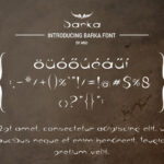 Barka Font Poster 3