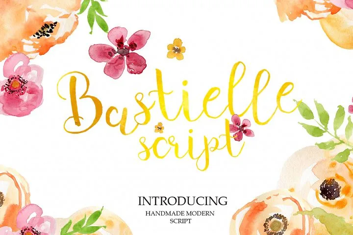 Bastielle Font Bastielle Font Poster 1