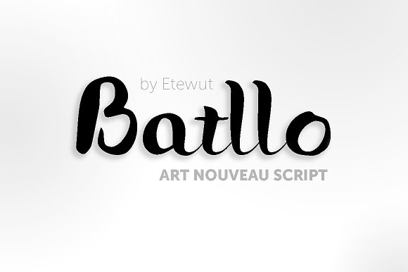 Batllo Font Poster 1