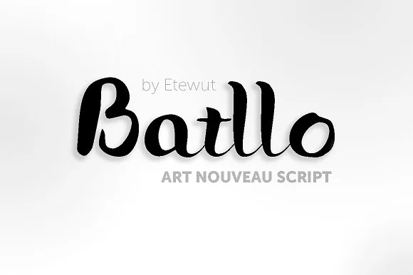 Batllo Font Batllo Font Poster 1