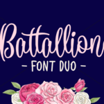 Battallion Font Poster 1