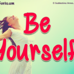 Be Yourself Font Poster 1