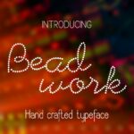 Beadwork Font Poster 1