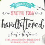 Beautiful Friday Font Poster 1