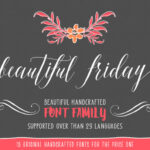 Beautiful Friday Font Poster 2