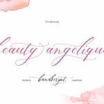 Beauty Angelique Font Poster 1