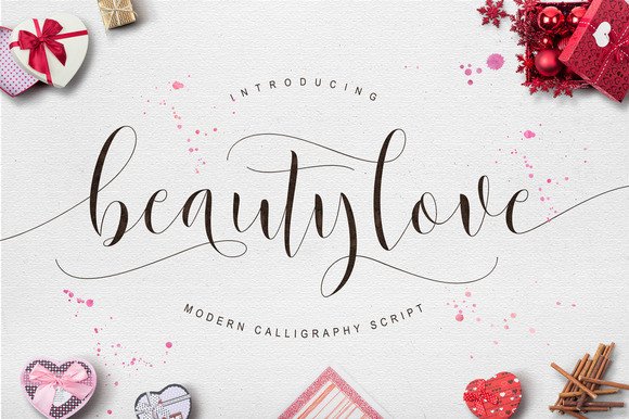 Beautylove Font Poster 1