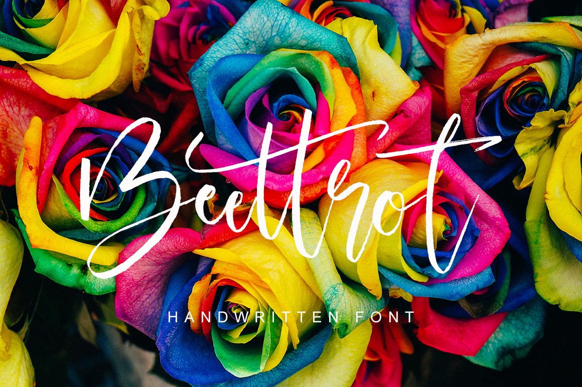 Beettrot Font Poster 1