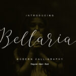 Bellaria Script Font Poster 2