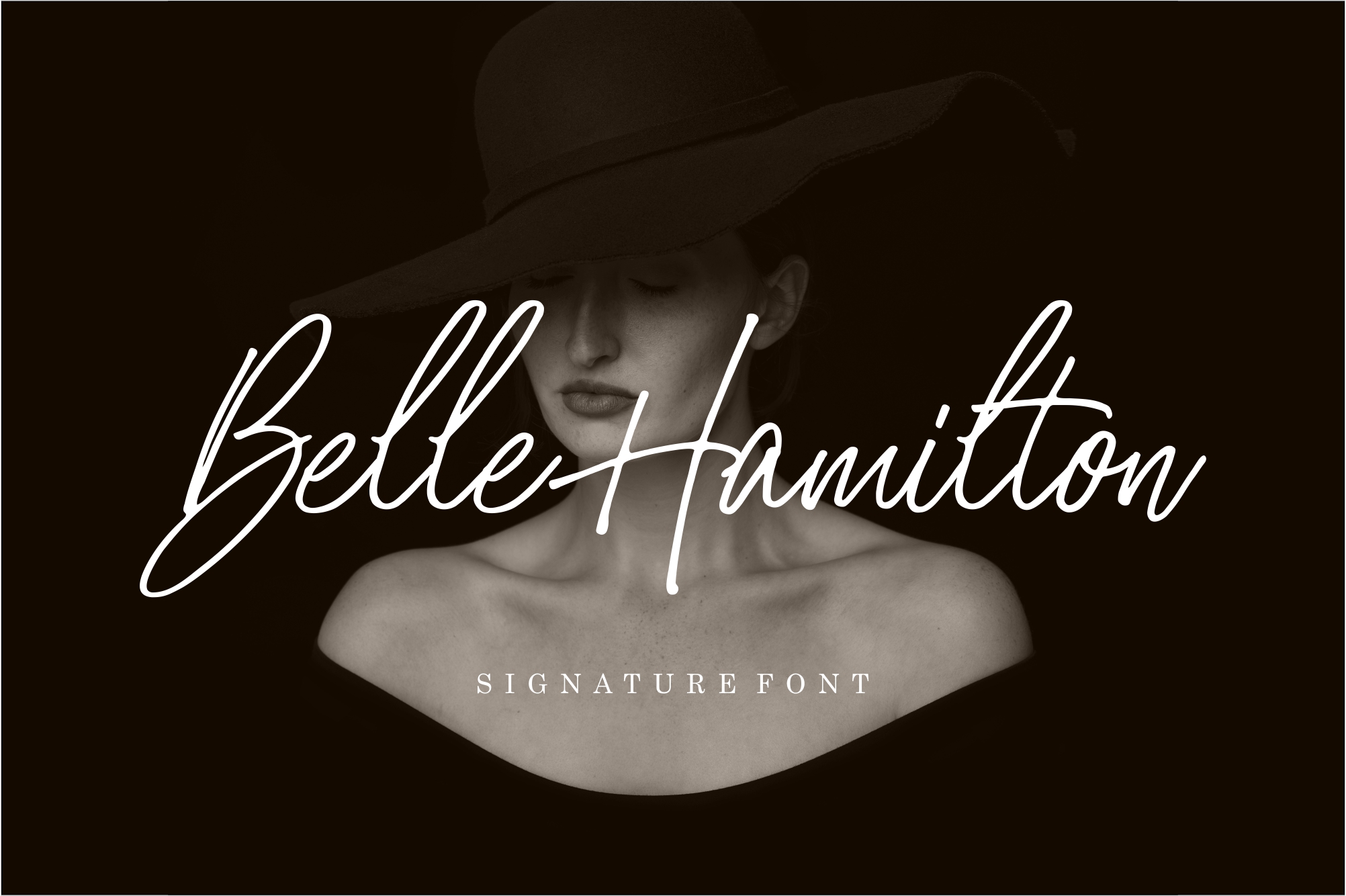 Belle Hamilton Font Poster 1