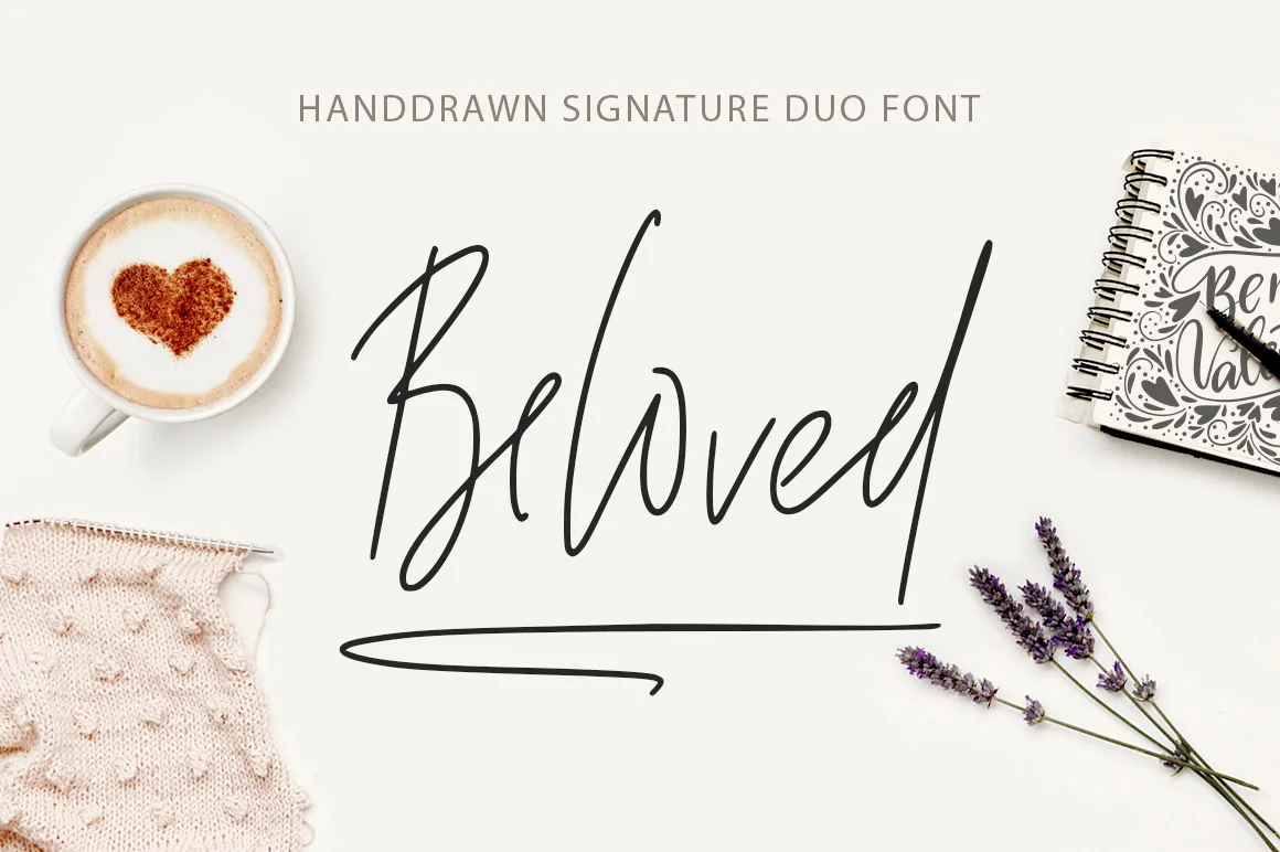 Beloved Font Beloved Font Poster 1