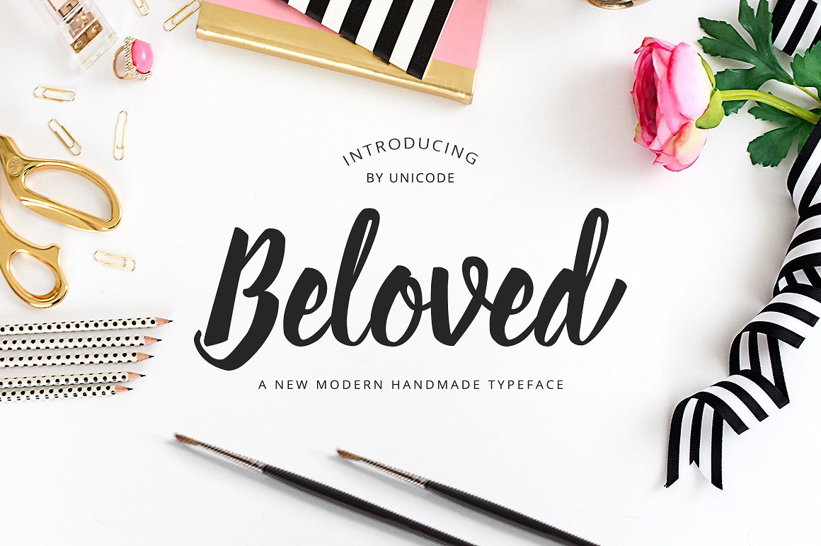 Beloved Font Poster 1